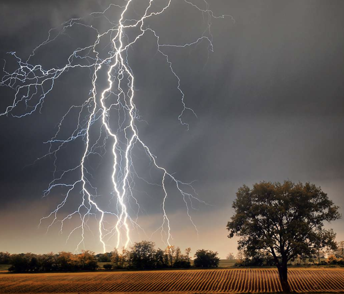 lightning strikes 
